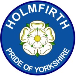 Holmfirth - Pride of Yorkshire - TWO PACK - Car Bumper Laptop Window Decal County Flag Sticker
