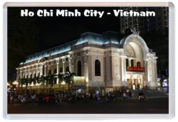 Ho Chi Minh City - Vietnam - Jumbo Fridge Magnet Souvenir Gift Present 20V2