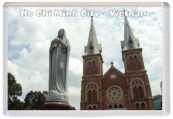Ho Chi Minh City - Vietnam - Jumbo Fridge Magnet Souvenir Gift Present 20V3