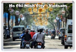 Ho Chi Minh City - Vietnam - Jumbo Fridge Magnet Souvenir Gift Present 20V4
