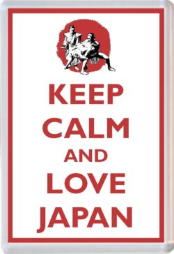 Keep Calm and Love Japan - Jumbo Fridge Magnet Souvenir Gift Present