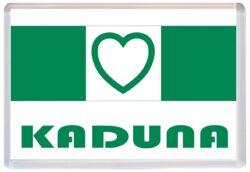 Kaduna - Love Nigeria/Nigerian Towns & Cities Flag - Jumbo Fridge Magnet Souvenir Gift Present