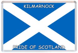 Kilmarnock - Love Scotland/Scottish Towns & Cities Flag - Jumbo Fridge Magnet Souvenir Gift Present