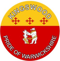 Kingswood - Pride of Warwickshire - TWO PACK - Car Bumper Laptop Window Decal County Flag Sticker