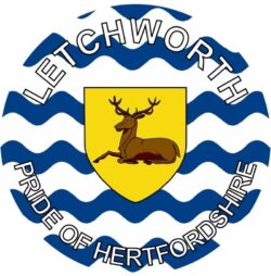Letchworth - Pride of Hertfordshire - TWO PACK - Car Bumper Laptop Window Decal County Flag Sticker