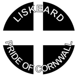 Liskeard - Pride of Cornwall - TWO PACK - Car Bumper Laptop Window Decal County Flag Sticker