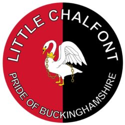 Little Chalfont - Pride of Buckinghamshire - TWO PACK - Car Bumper Laptop Window Decal County Flag Sticker