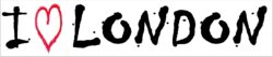 I Love London - Car Bumper Laptop Window Decal Sticker