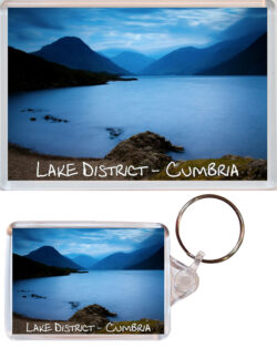 Lake District - Cumbria - Jumbo Fridge Magnet & Double Sided Large Keyring Key Fob Chain Ring Gift Present Souvenir