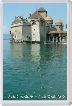 Lake Geneva - Switzerland - Jumbo Fridge Magnet Souvenir Gift 16S2