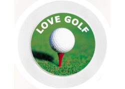 Love Golf - Car Tax Disc Permit Window Holder - Reusable