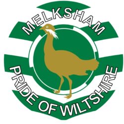 Melksham - Pride of Wiltshire - TWO PACK - Car Bumper Laptop Window Decal County Flag Sticker