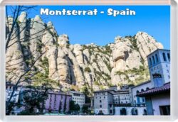 Montserrat - Spain - Jumbo Fridge Magnet Souvenir Gift Present 20S1