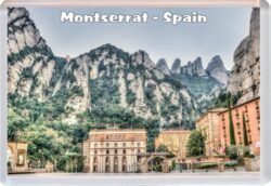 Montserrat - Spain - Jumbo Fridge Magnet Souvenir Gift Present 20S3