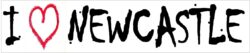 I Love Manchester - Car Bumper Laptop Window Decal Sticker