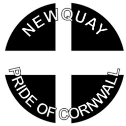 Newquay - Pride of Cornwall - TWO PACK - Car Bumper Laptop Window Decal County Flag Sticker
