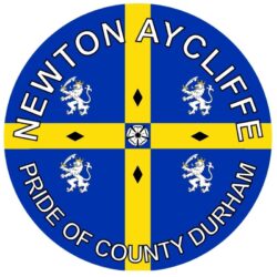 Newton Aycliffe - Pride of County Durham - TWO PACK - Car Bumper Laptop Window Decal County Flag Sticker