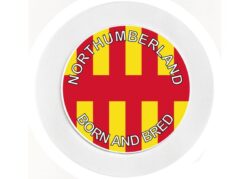 Northumberland Bord & Bred - Car Tax Disc Permit Window Holder - Reusable
