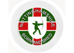 Nottinghamshire Bord & Bred - Car Tax Disc Permit Window Holder - Reusable