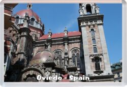 Oviedo - Spain - Jumbo Fridge Magnet Souvenir Gift Present 20S2