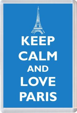 Keep Calm and Love Paris - Jumbo Fridge Magnet Souvenir Gift Present