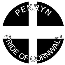 Penryn - Pride of Cornwall - TWO PACK - Car Bumper Laptop Window Decal County Flag Sticker