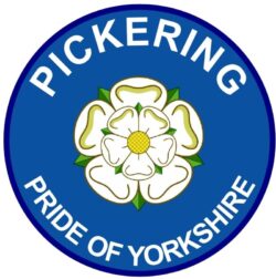 Pickering - Pride of Yorkshire - TWO PACK - Car Bumper Laptop Window Decal County Flag Sticker