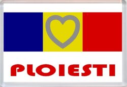 Ploiesti - Love Romania/Romanian Towns & Cities Flag - Jumbo Fridge Magnet Souvenir Gift Present