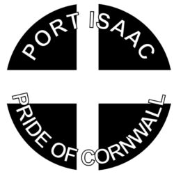 Port Isaac - Pride of Cornwall - TWO PACK - Car Bumper Laptop Window Decal County Flag Sticker