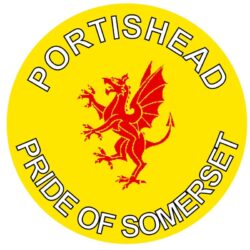 Portishead - Pride of Somerset - TWO PACK - Car Bumper Laptop Window Decal County Flag Sticker