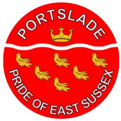 Portslade - Pride of East Sussex - TWO PACK - Car Bumper Laptop Window Decal County Flag Sticker