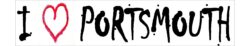 I Love Portsmouth - Car Bumper Laptop Window Decal Sticker