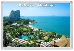 Pattaya - Thailand - Jumbo Fridge Magnet Souvenir Gift Present 20T3