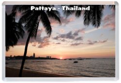 Pattaya - Thailand - Jumbo Fridge Magnet Souvenir Gift Present 20T4