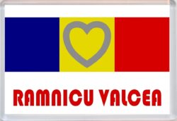 Ramnicu Valcea - Love Romania/Romanian Towns & Cities Flag - Jumbo Fridge Magnet Souvenir Gift Present
