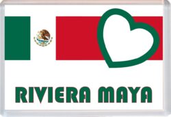 Riviera Maya - Love Mexico/Mexican Towns & Cities Flag - Jumbo Fridge Magnet Souvenir Gift Present