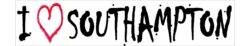 I Love Southampton - Car Bumper Laptop Window Decal Sticker