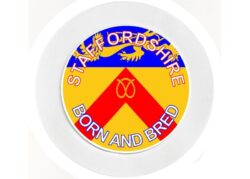 Staffordshire Bord & Bred - Car Tax Disc Permit Window Holder - Reusable