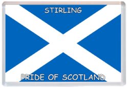 Stirling - Love Scotland/Scottish Towns & Cities Flag - Jumbo Fridge Magnet Souvenir Gift Present