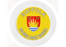 Suffolk Bord & Bred - Car Tax Disc Permit Window Holder - Reusable