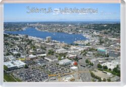 Seattle - Washington - USA - Jumbo Fridge Magnet Souvenir Gift Present 16US1