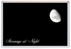Stevenage at Night - Jumbo Fridge Magnet Souvenir Gift Present
