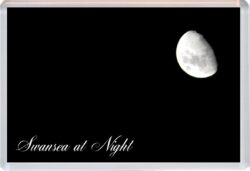Swansea at Night - Jumbo Fridge Magnet Souvenir Gift Present