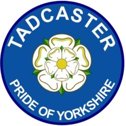 Tadcaster - Pride of Yorkshire - TWO PACK - Car Bumper Laptop Window Decal County Flag Sticker