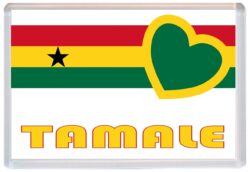 Tamale - Love Ghana/Ghanian Towns & Cities Flag - Jumbo Fridge Magnet Souvenir Gift Present
