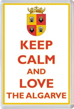 Keep Calm and Love The Algarve - Jumbo Fridge Magnet Souvenir Gift Present