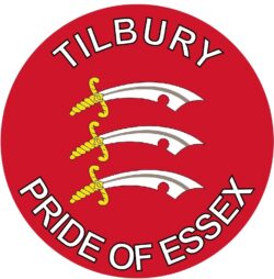 Tilbury - Pride of Essex - TWO PACK - Car Bumper Laptop Window Decal County Flag Sticker