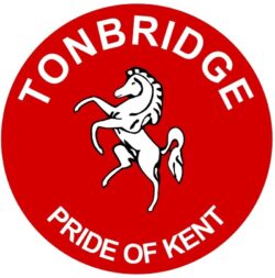 Tonbridge - Pride of Kent - TWO PACK - Car Bumper Laptop Window Decal County Flag Sticker