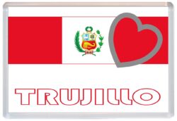 Trujillo - Love Peru/Peruvian Towns & Cities Flag - Jumbo Fridge Magnet Souvenir Gift Present