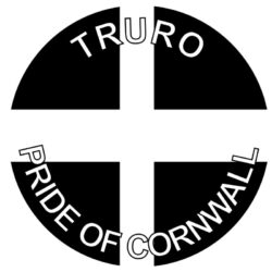 Truro - Pride of Cornwall - TWO PACK - Car Bumper Laptop Window Decal County Flag Sticker